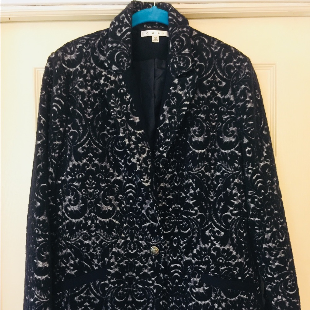 🌟final🌟Jacquard Wool Blend Blazer